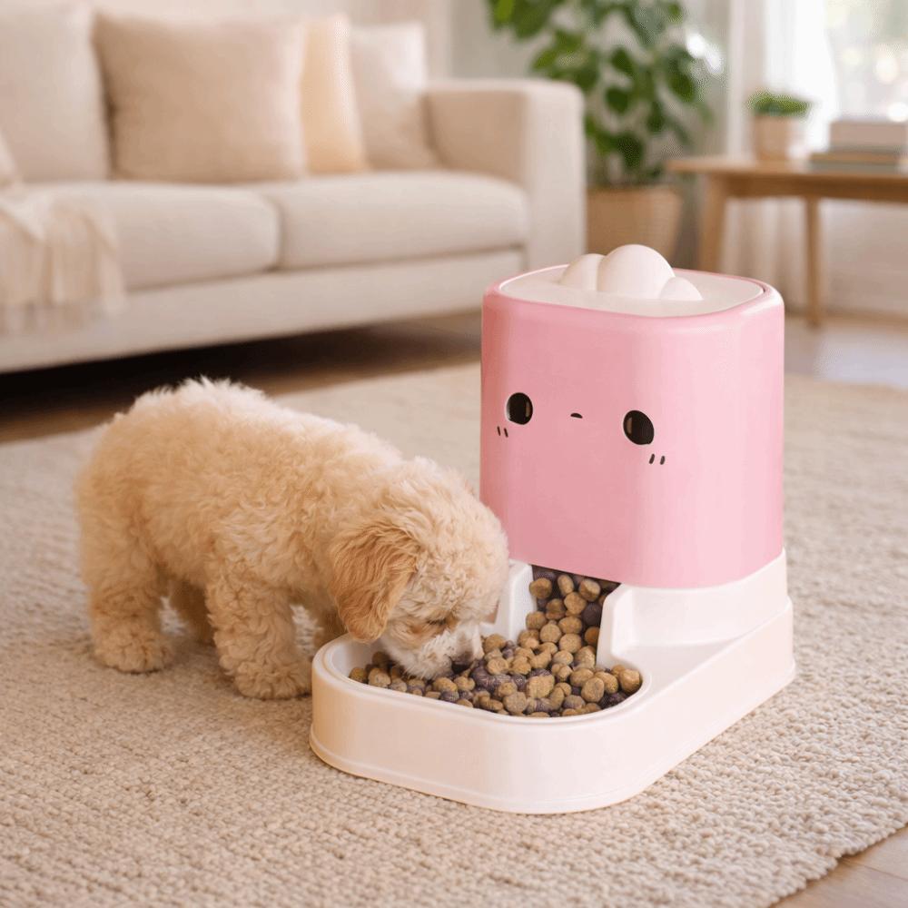 Durable Pet Water Dispenser Anti Spill Dog Feeder Cute Cat Automatic Feeder  for Feeding Water