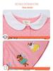 2025 Summer Cartoon Embroidered Lapel Cotton Dresses for Girls - European & American Style