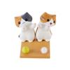 Cute Cat Figurine Model Toy Figures Lazy Holder Action Figures Cat Desk Holder Phone Holder