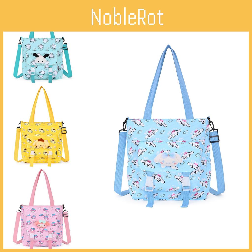 Playful Vibrant And Handheld School Bag Large Storage Capacity Nylon Tote Kids For