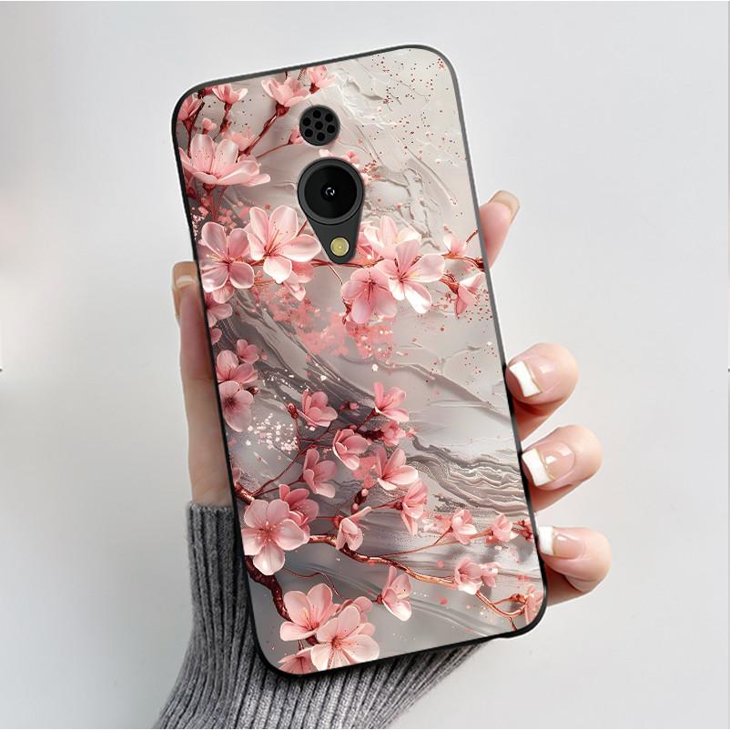 Printed Phone Case For Nokia 150 2G 2023 C2 C10 C20 Funda Coque Soft Silicone Black Shell Cover Cute Flower Cartoon Casing Capa