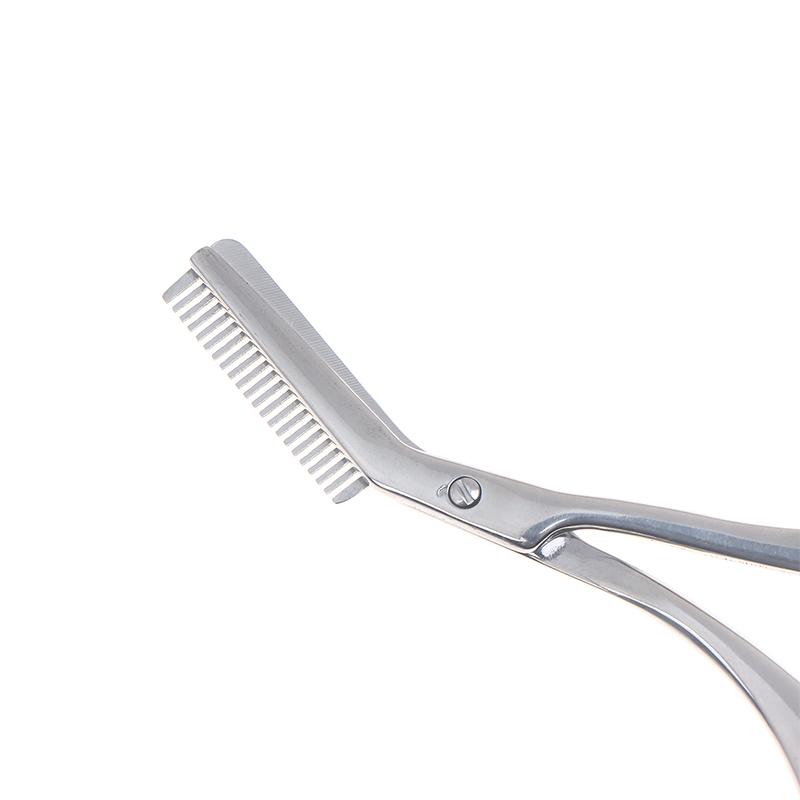Edelstahl Augenbrauen Trimmer Schere Präzisions Pflege Werkzeug für Männer & Frauen Müheloses Messer Haarentfernung Rasierer Werkzeug