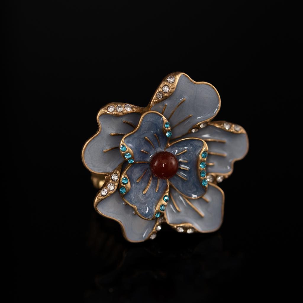 Medieval Copper Alloy Ring, Retro Court Style, High Sense Female Designer Temperament, New Ring