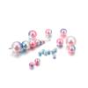 50-400Pcs 3-12mm Colorful Acrylic ABS Imitation Pearl Bead Loose Spacer Beads for DIY Bracelet Necklace Jewelry Making Supplies