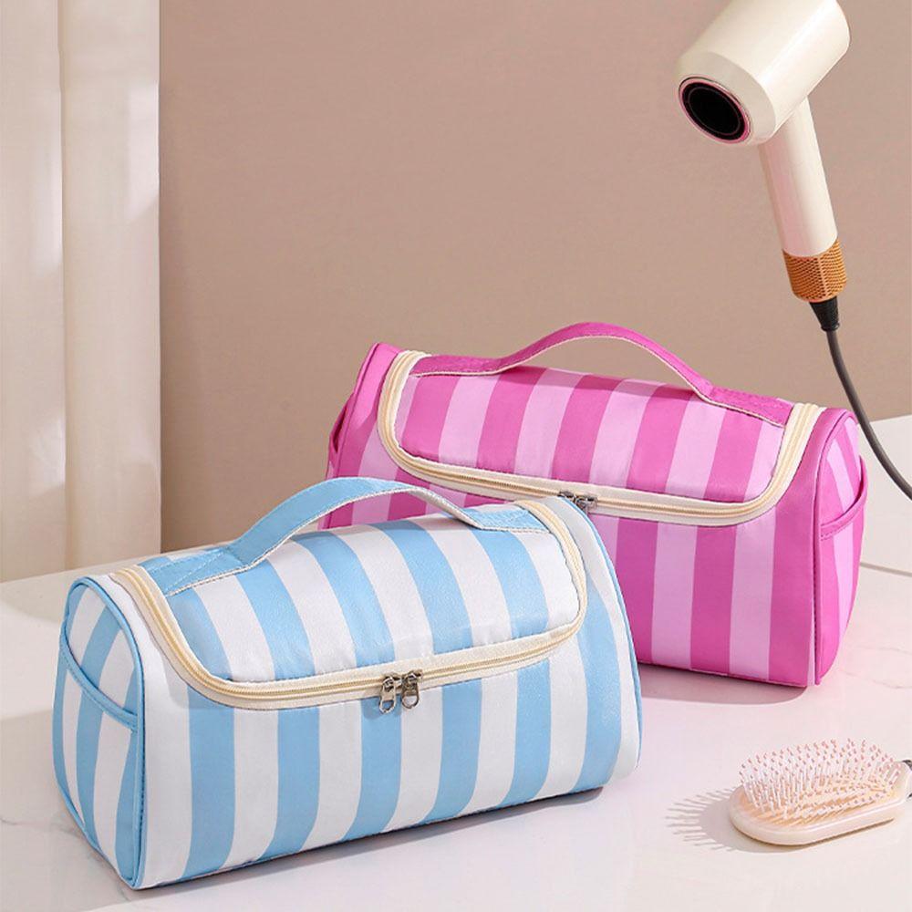 Portable Travel Storage Case Large Capacity Cosmetic Organizer Hair Tool Organizer Travel Use