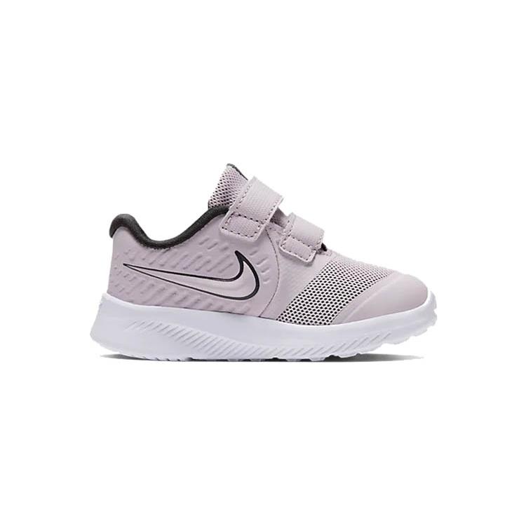 Nike Star Runner 2 Cushioning Breathable Abrasion Resistant Low Top Running Shoes Ice Light Purple Infant And Toddler AT1803-501