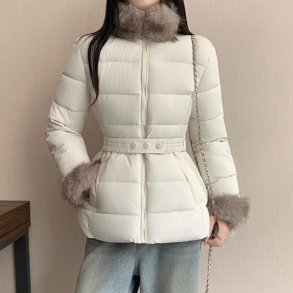 Winter new thermal stand-up collar sweater collar cotton-padded clothes fashion versatile foreign style cotton-padded clothes cotton-padded jacket