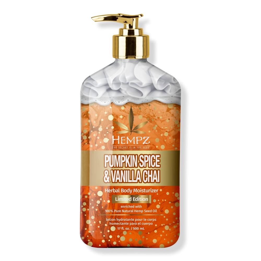 

Hempz Limited Edition Pumpkin Spice Vanilla Chai Herbal Body Moisturizer 17,0 унций