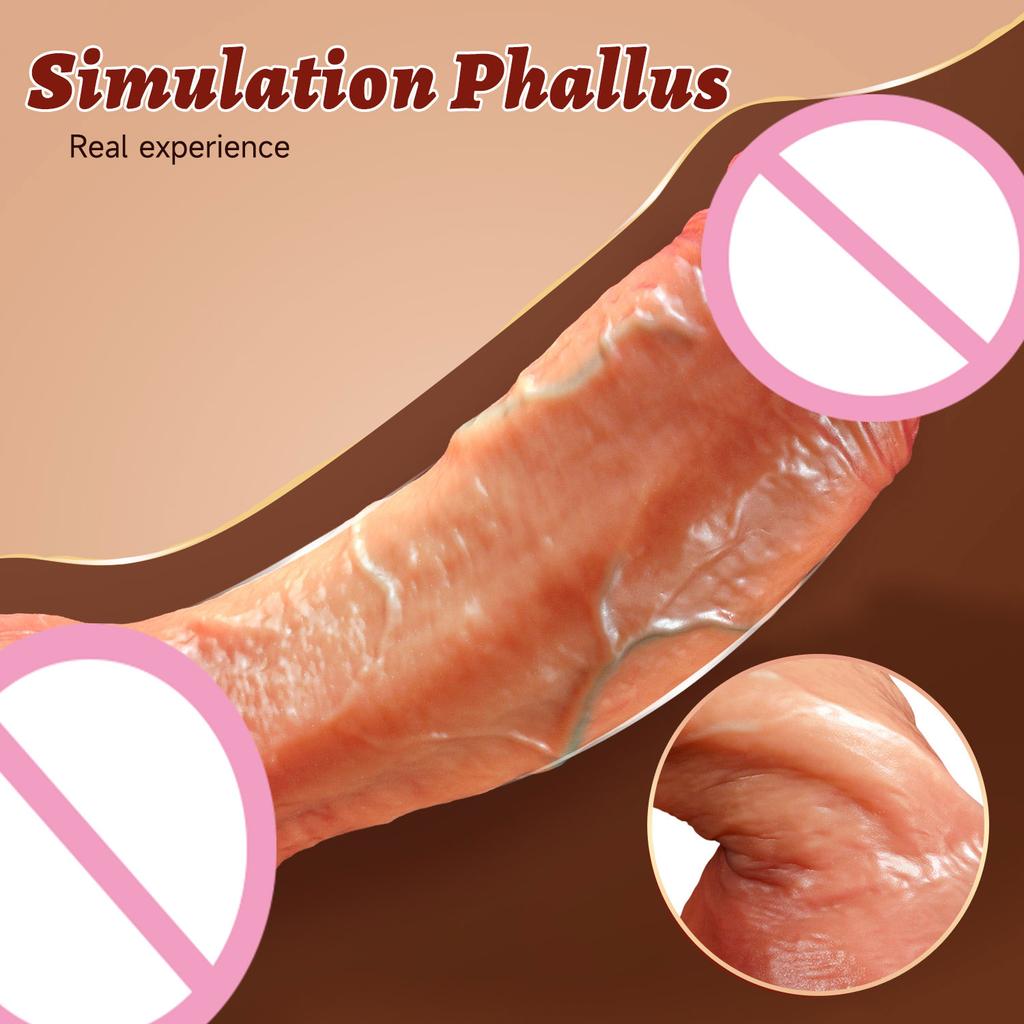 Huge Thick Realistic Dildo Big Penis Double Penetration Anal Plug Vagina Masturbator for Women 18+ Sex Toy