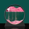3D Moving Sand Art Picture Round Glass Deep Sea Sandscape Hourglass Quicksand Craft Flowing Sand Painting Office Home Decor Gift
