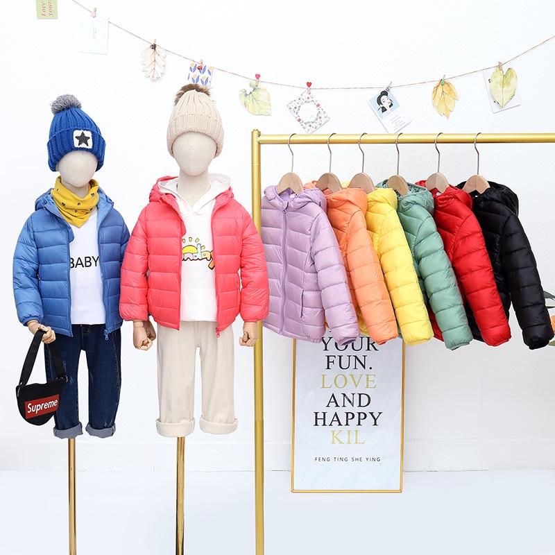 2023 Fall/Winter Children's Lightweight Down Jackets - Boys & Girls, Sizes for Infants to Tweens, Sale