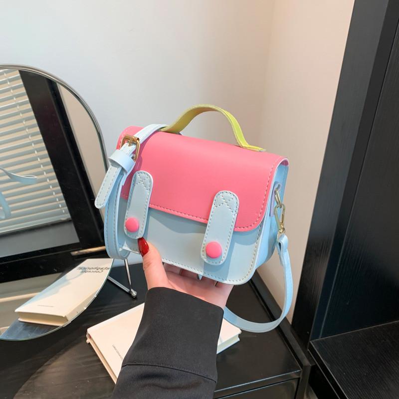 Chic Spring Season Small Square Handbag In Trendy Colors For Daily Casual Style