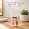 Animal Shaped Table Number Holder Pink Photo Card Stand Decorative Desk Decoration Clip  Office Use