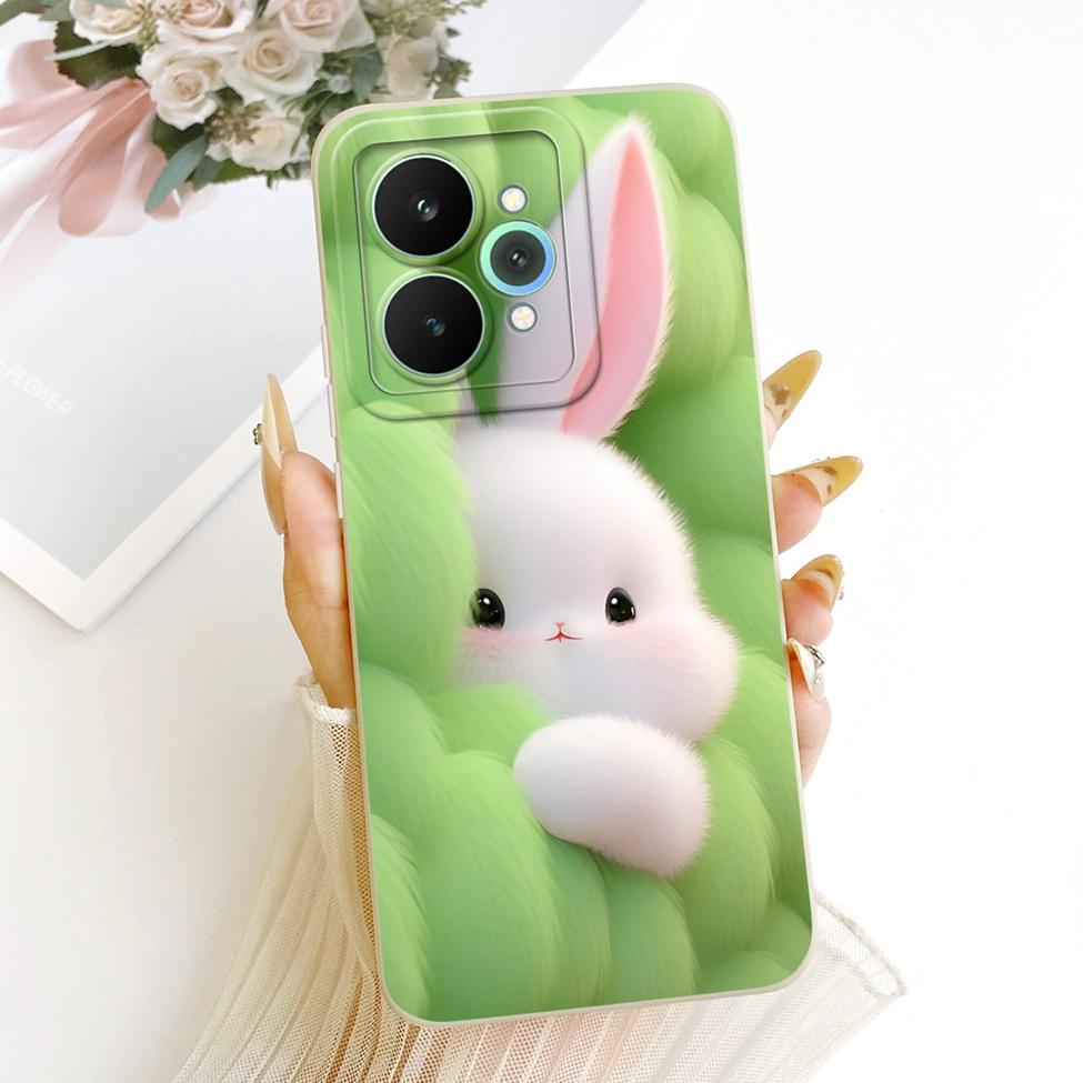 Cover For Realme 15 Pro Casing RMX5101 Silicone Luxury Fashion Flowers Kawaii Cute Painted Shockproof Phone Case