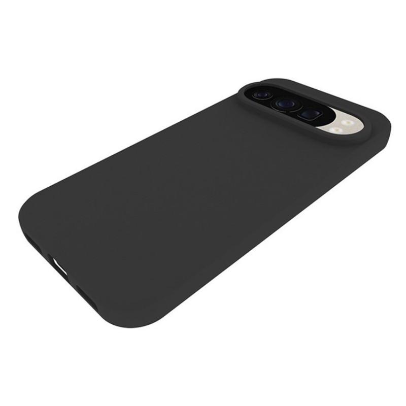 For Google Pixel 10/Google Pixel 10 Pro TPU Case WANLONFENG MS Series Matte Back Cover with Tempered Glass (Big Hole Lens)