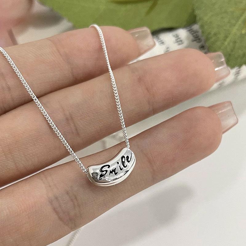 

Улыбающееся ожерелье из бобов акации, Роскошь и Роскошь, с Высоким Чувством Цепочка для Ключиц, Уникальный и Модный Дизайн