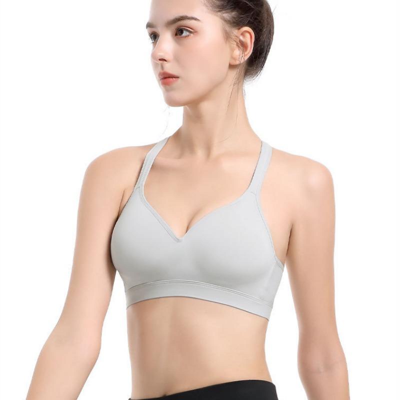 Sports Back Beauty Underwear Seamless Breathable Women's Bra Small Chest Non-empty Cup No Wire Bra
