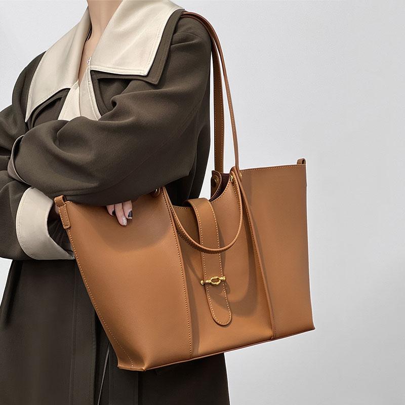 Women's Tote Bag Luxury Designer Cowhide Women Shoulder Bag Large Capacity Fashion Female Handbags Genuine Leather Bags