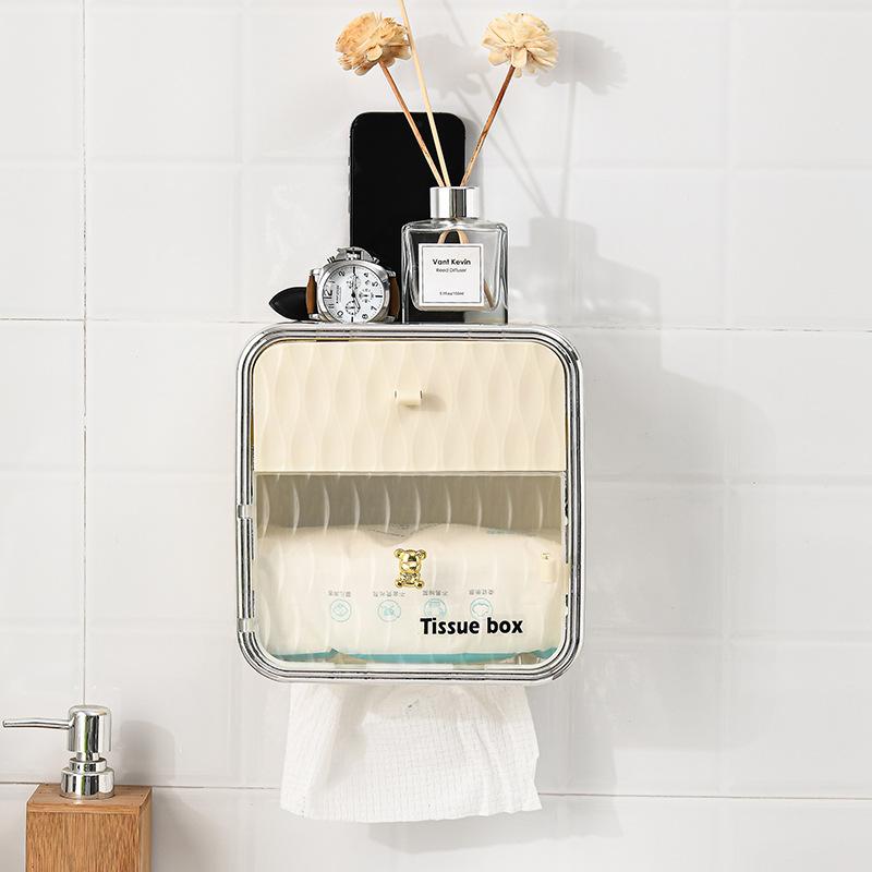 Настенный двойной многофункциональный ящик для бумажных полотенец «Медведь» — фото 7