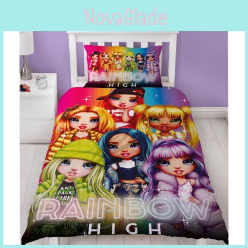 High Definition Digital Printed 3-piece Bed Sheet Set For Us Size Beds Flower Pattern