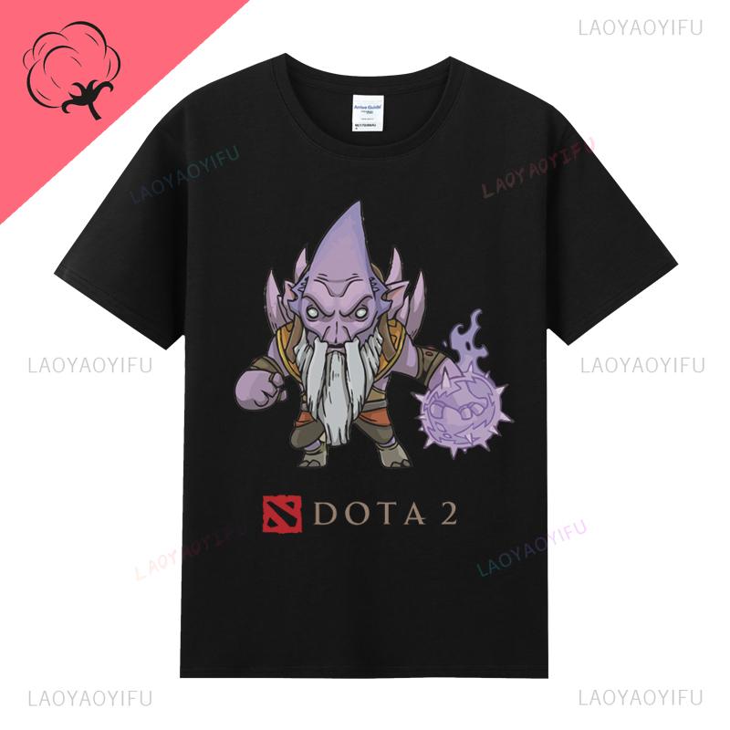 DOTA 2 Camiseta Famous Game TShirt Ropa Hombre 100 Cotton Crewneck Casual Classic Gamer Lover Gifts Tops Graphic T Shirts