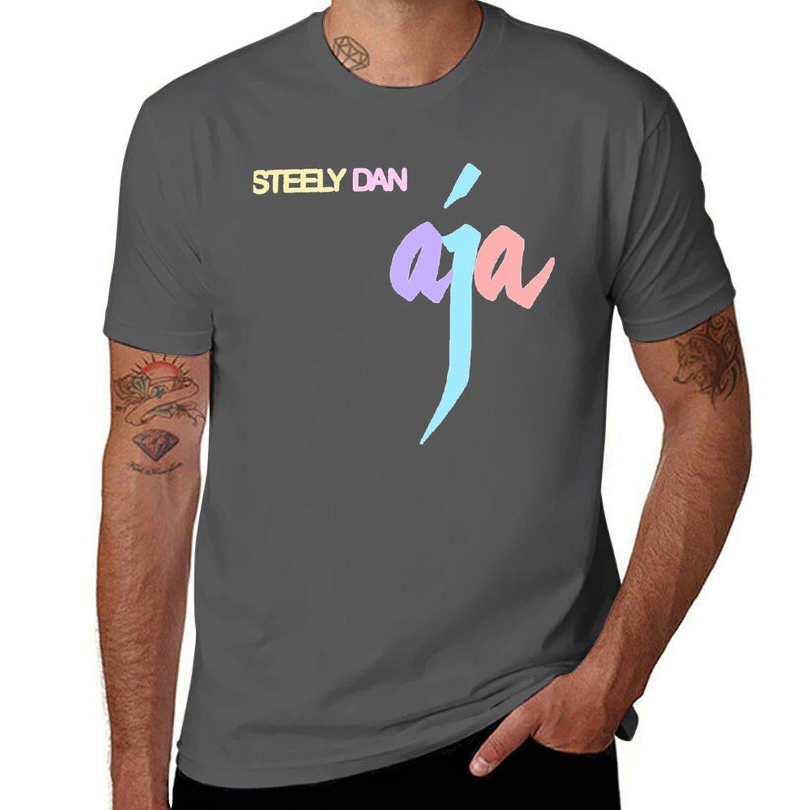 

Steely pop T-Shirt cotton t shirt man man tshirt t shirts for man cotton funny T-Shirt 4XL