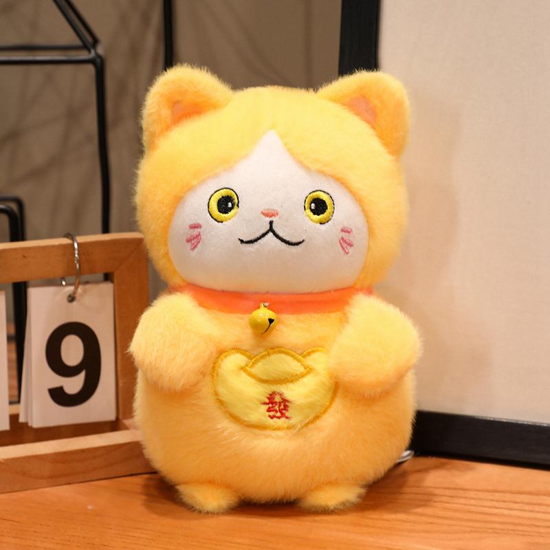 Cute Animal Series Doll Cake Bear Joke Bear Lucky Cat Groundhog Bee Flying Pig Doll Stuffed Animal Plush Toy Classic Gift