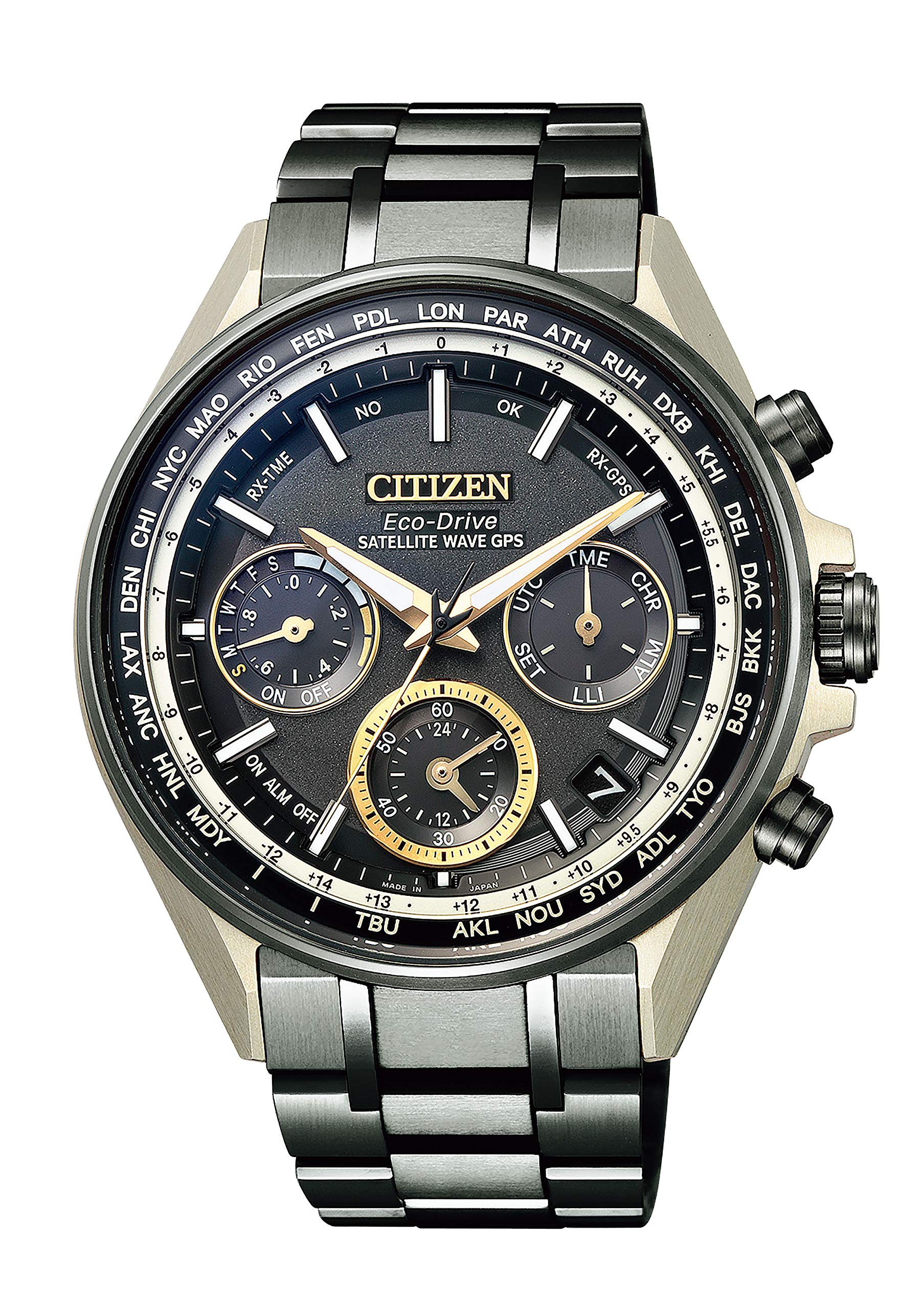 

Attesa F950 GPS Satellite Radio Moon Gold Limited Limited to Gold [CITIZEN] Eco-Drive Watch, Edition, 1,000 Pieces, CC4004-66E, Men s,