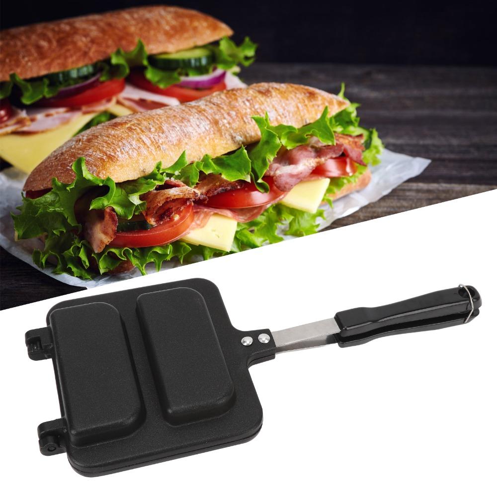 Non Stick Sandwich Baking Pan Double Sided Sandwich Grill Pan Sandwich Skillet Breakfast
