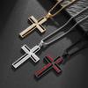 Cross Necklace Gold Stainless Steel Street Hip Hop Diamond Fashion Pendant Chain