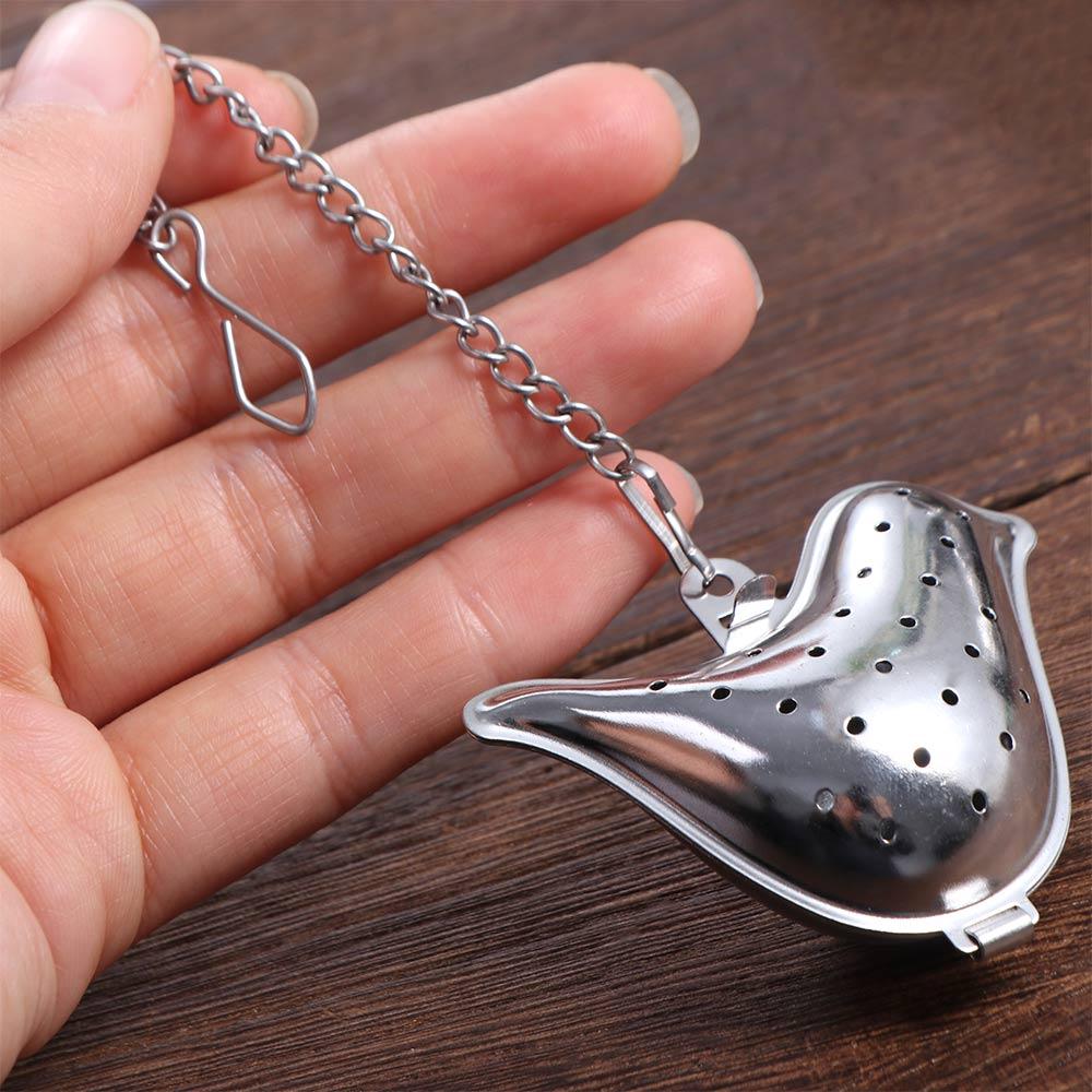 Bird Duck Teapot Shape Tea Accessories Coffee Filter Spice Strainer Tea Infuser Herbal Spice Filter