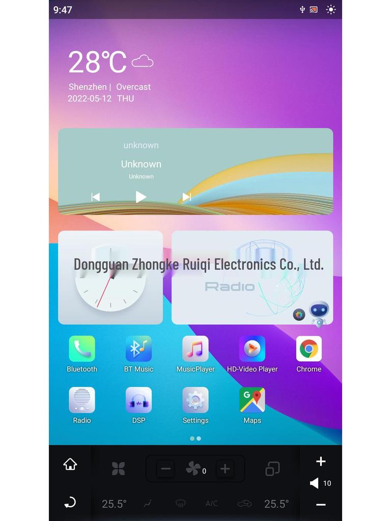 Compatible with Toyota 13th/14th Gen Crown: 9.7-inch Vertical Screen Smart Central Control GPS Navigation System