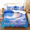 Frieren Beyond Journey'S End Bettwäsche Set Einzelbett Twin Full Queen King Size Bettset Erwachsener Kind Schlafzimmer Bettdeckenbezug Sets Anime Bett
