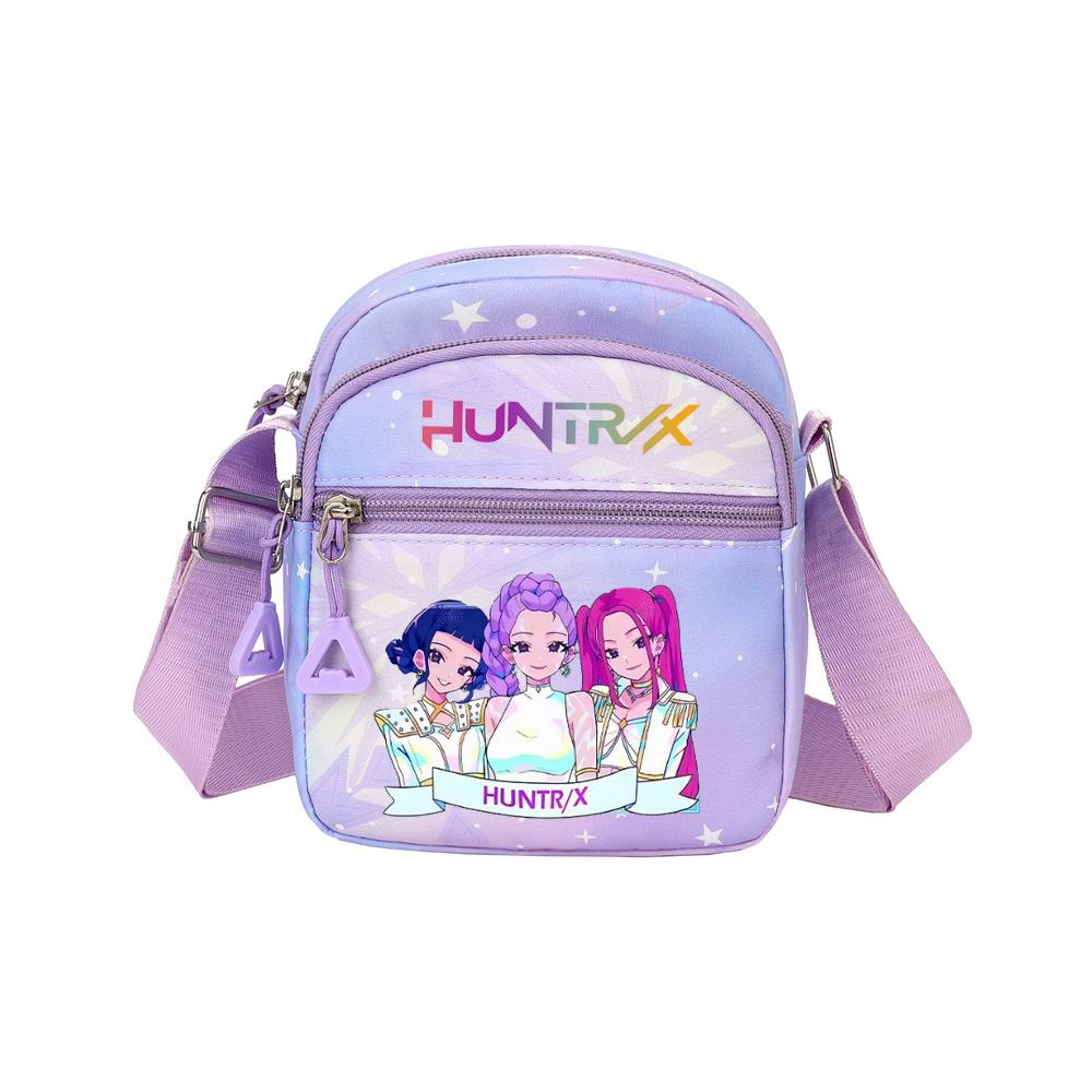 KPop Demon Hunters Shoulder Bag Trendy Single Shoulder Messenger Bag Pack Candy Bag Purse Wallet Handbags
