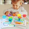 Pädagogisches Holzperlenspielzeug für Kinder zur Förderung der Aufmerksamkeit und Problemlösungsfähigkeit