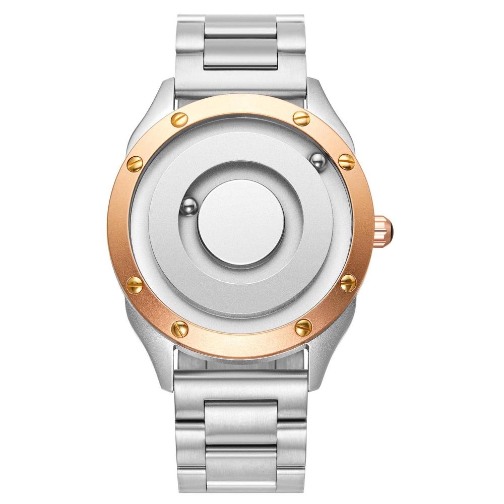 

[eutour 40mm Utor] Парные магнитные часы с шарикоподшипником Дизайн Мужские мужские часы Кварцевые часы Минимализм
