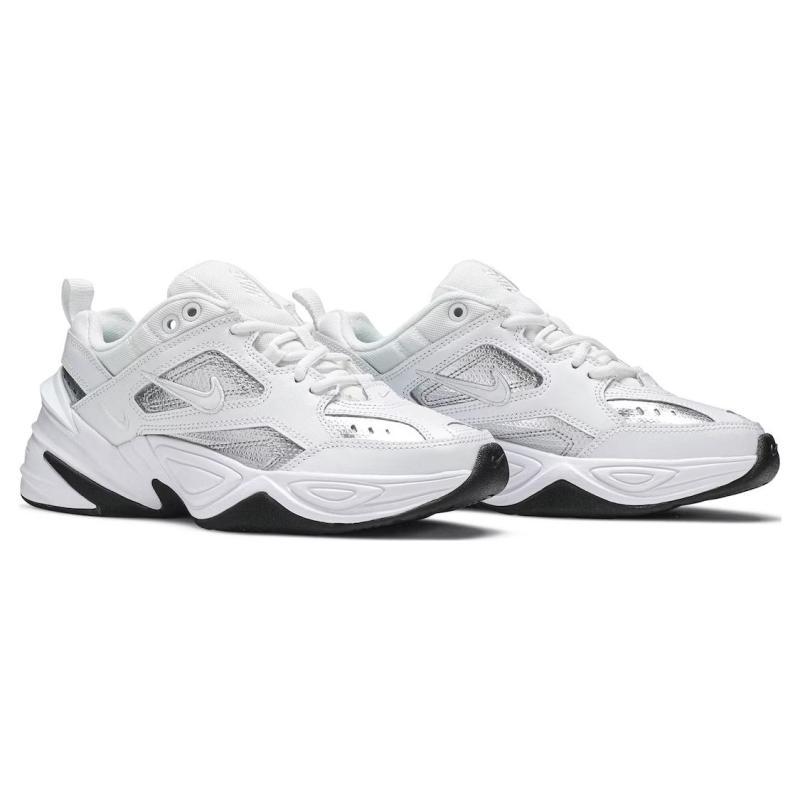 Nike M2K Tekno Biela Metalická Strieborná Čierna Dámske Hrubé Tenisky CJ9583-100
