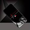 Red and white heartbeat printed glass phone case suitable for iPhone 17 16 15 14 13 12 11 Pro Max Plus shockproof back cover