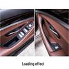 BMW 5 Series Interior Door Pull Handle Protective Cover Trim Sticker for 520/525/528/530 Models.