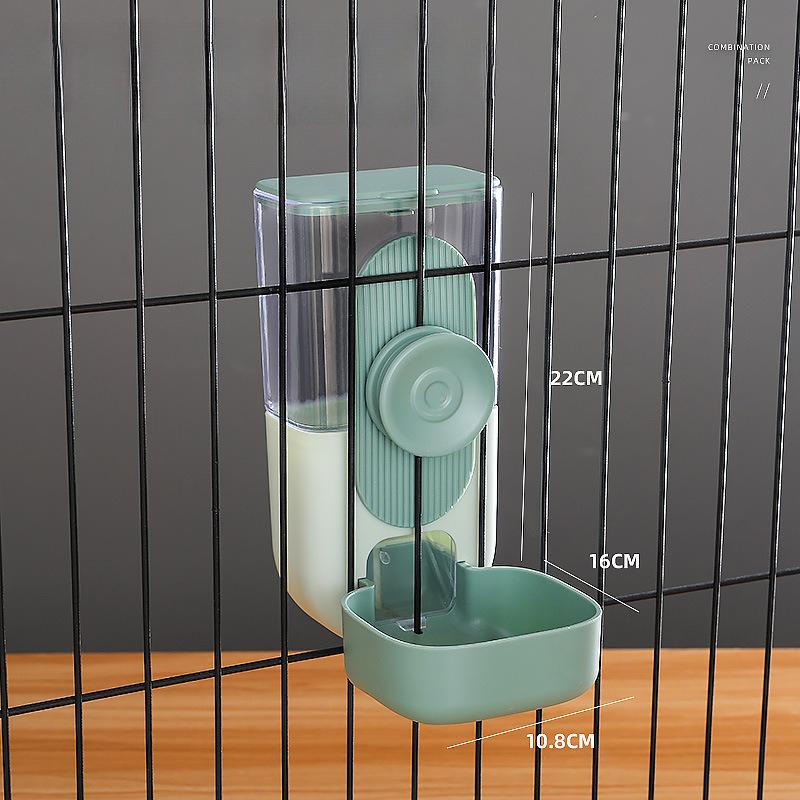 2026 New Hanging Pet Water Bottle Automatic Cat Dog Feeder Cup Clip On Cage Water Dispenser for Small Animals MIT