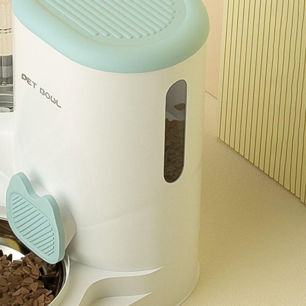 Separate Design Pet Integrated Feeder Anti Spill Large Capacity Automatic Cat Water Feeder Detachable with Stainless Steel Bowl