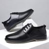Fashion Black Men Suit Shoes Party Man Dress Shoes Italian Luxury Soft Sole Leather Formal Shoes Men Office Hollow Leather Shoes