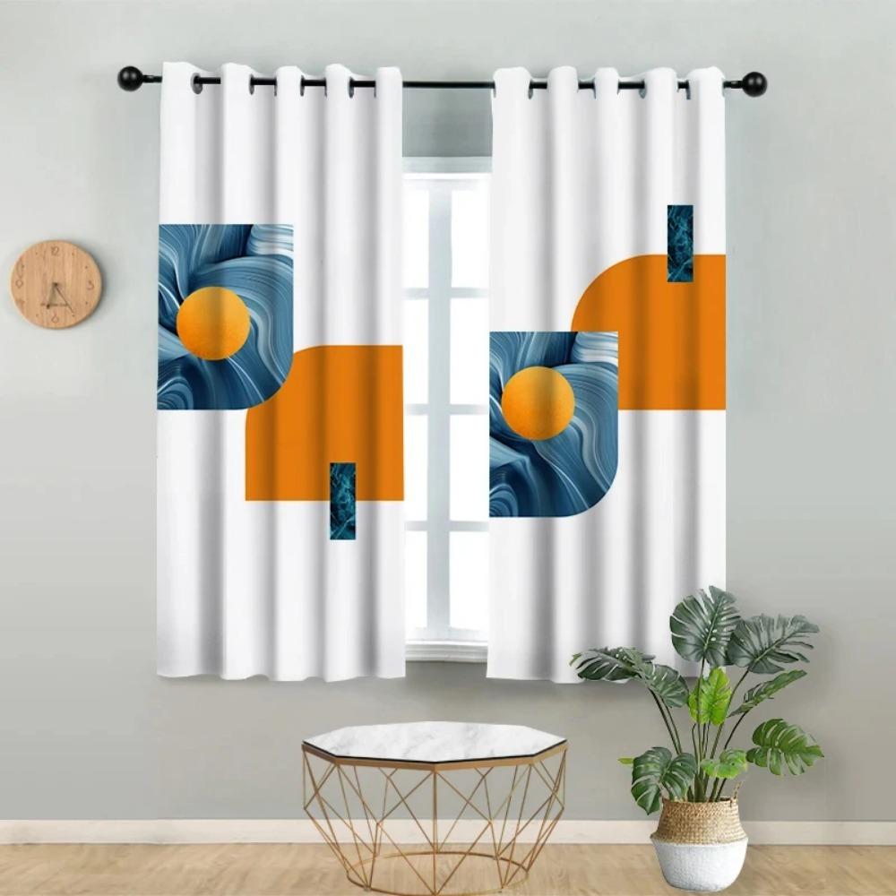 Curtain Shading Northern Europe Simple Modern Light Luxury Ginkgo Leaf Bedroom Living Room Drape Atmosphere High Shading New