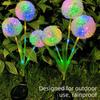 Plastic Stake Solar Onion Ball Lights Waterproof Design Outdoor Lawn Lamp  Outdoor Lighting