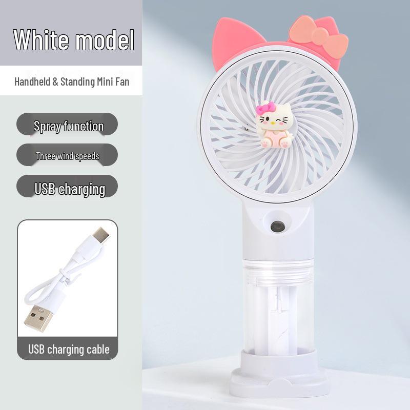 Adorable USB Rechargeable Handheld & Desktop Mini Fan 231C