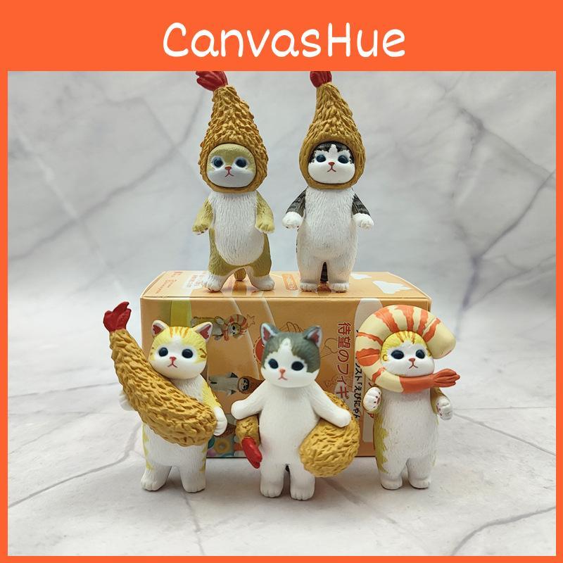 Fortune Whimsical Cat Sandy Tempura Shrimp Blind Box Models For Creative Fun Playtime