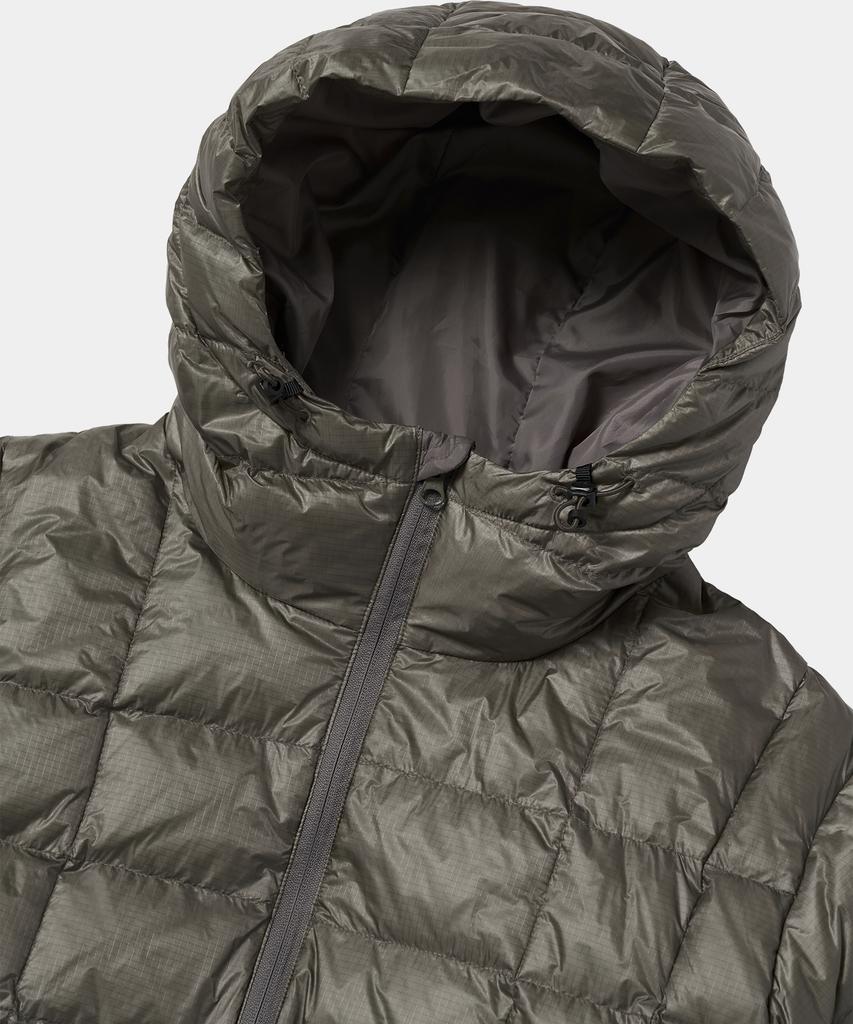 Lettercomo Piece Shell Light Down Liner Padded Dark Khaki