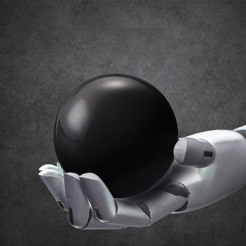 Prophezeiungsball zum Stressabbau, tragbarer Wahrsager- und Entscheidungsträger-Schlüsselring, magischer Antwortball, Schlüsselhalter, Spiel, Souvenir, Geschenk