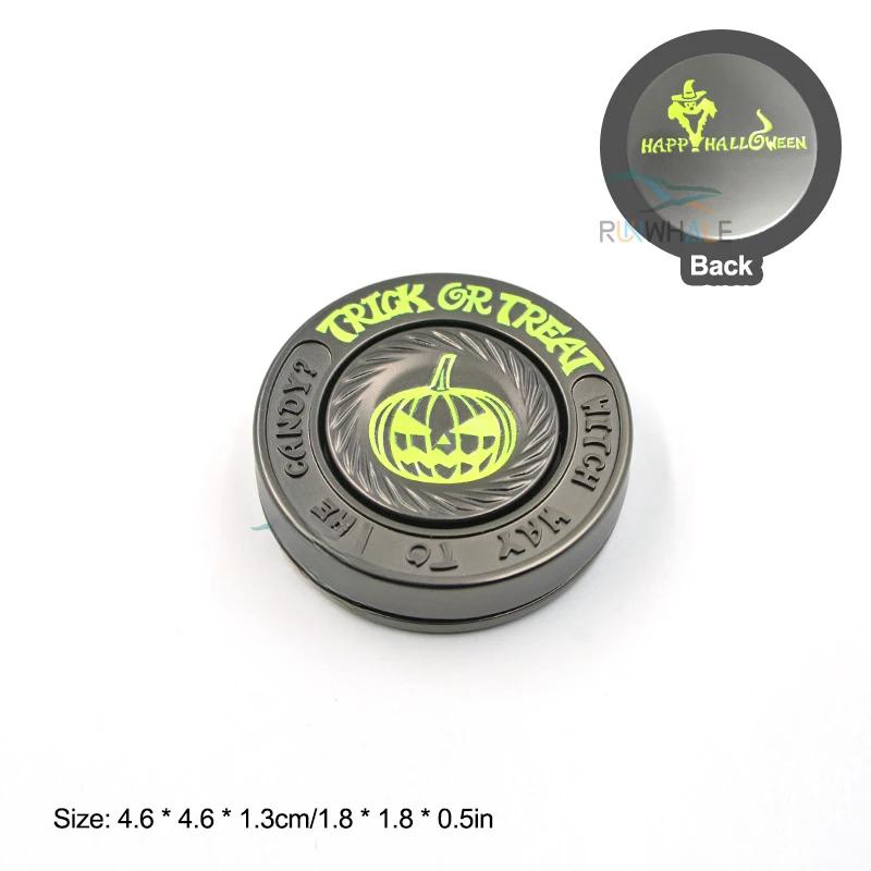 Jouet Fidget en métal, citrouille du diable, pièce tactile magnétique, EDC, jouets sensoriels pour adultes autistes, manivelle, cadeau pour adultes, jouets agités