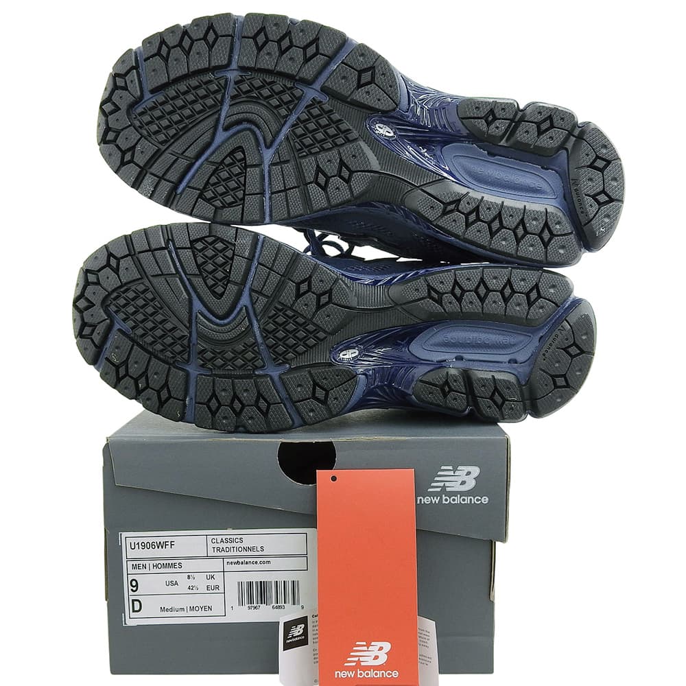 NEW BALANCE Men's navy 10.6" mesh low-top running sneakers (U1906WFF) shoes 9(US) NavyUsed